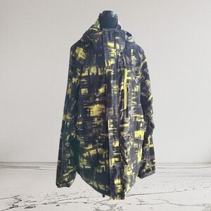 Columbia Men's Black and Yellow Performance Jacket Size L